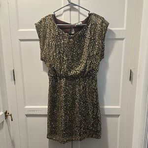 Charlotte Russe Gold Sequin Sheath Dress